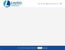 Tablet Screenshot of leytonfasteners.co.uk